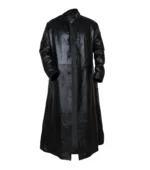 The Matrix Neo Black Cotton Trench Coat