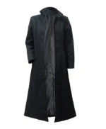 The Matrix Neo Black Cotton Trench Coat