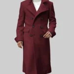 The Matrix Resurrections Morpheus Pink Long Coat