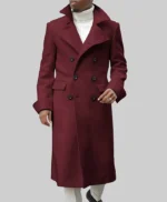 The Matrix Resurrections Morpheus Pink Long Coat