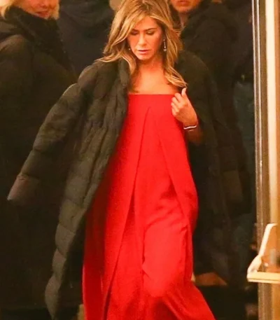 The Morning Show Alex Levy Long Quilted Puffer Coat