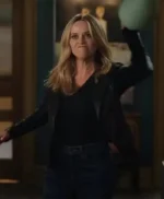 The Morning Show S02 Bradley Jackson Black Motorcycle Jacket