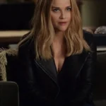 The Morning Show S02 Bradley Jackson Black Motorcycle Jacket