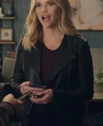 The Morning Show S02 Bradley Jackson Black Motorcycle Jacket