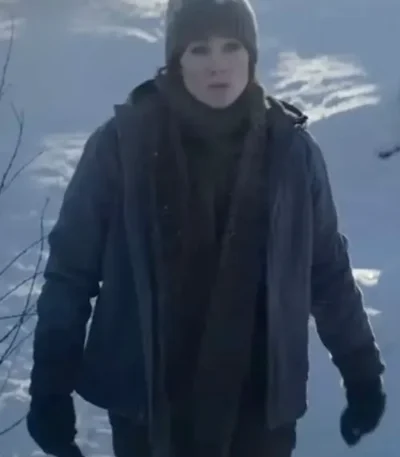 The Mother 2023 Jennifer Lopez Black Hooded Jacket