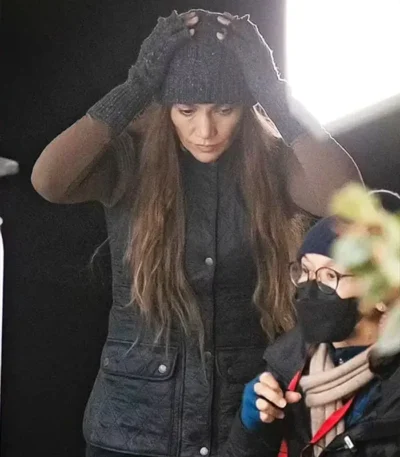 The Mother 2023 Jennifer Lopez Black Quilted Vest