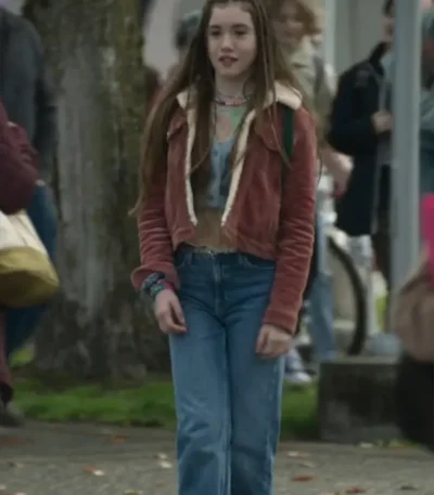 The Mother 2023 Lucy Paez Shearling Jacket