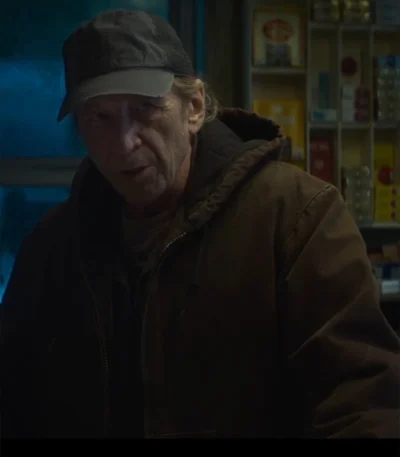 The Mother 2023 Paul Raci Brown Hooded Jacket