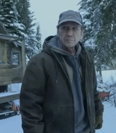 The Mother 2023 Paul Raci Brown Hooded Jacket
