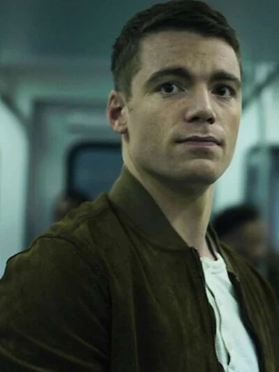 The Night Agent 2023 Peter Sutherland Suede Jacket