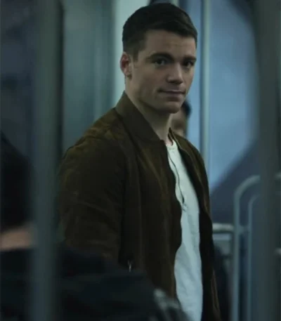 The Night Agent 2023 Peter Sutherland Suede Jacket