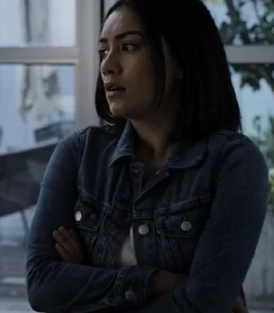 The Night Agent 2023 Rose Larkin Denim Jacket
