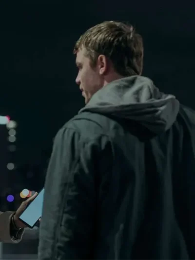 The Night Agent S02 Peter Sutherland Grey Jacket