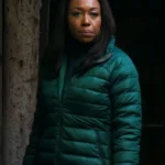 The Night Agent S03 Amanda Warren Green Puffer Jacket