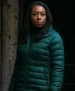 The Night Agent S03 Amanda Warren Green Puffer Jacket