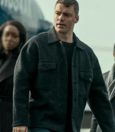 The Night Agent S03 Peter Sutherland Wool Jacket