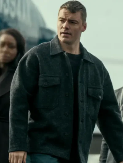 The Night Agent S03 Peter Sutherland Wool Jacket