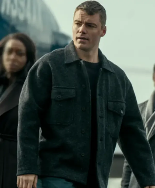 The Night Agent S03 Peter Sutherland Wool Jacket
