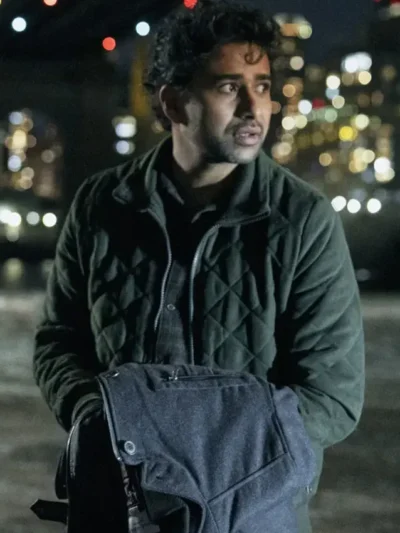 The Night Agent S03 Suraj Sharma Quilted Jacket