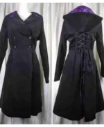 The Nightmare Before Christmas Black Hooded Long Coat