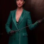 The Nowhere Inn Annie Clark Green Blazer Jacket