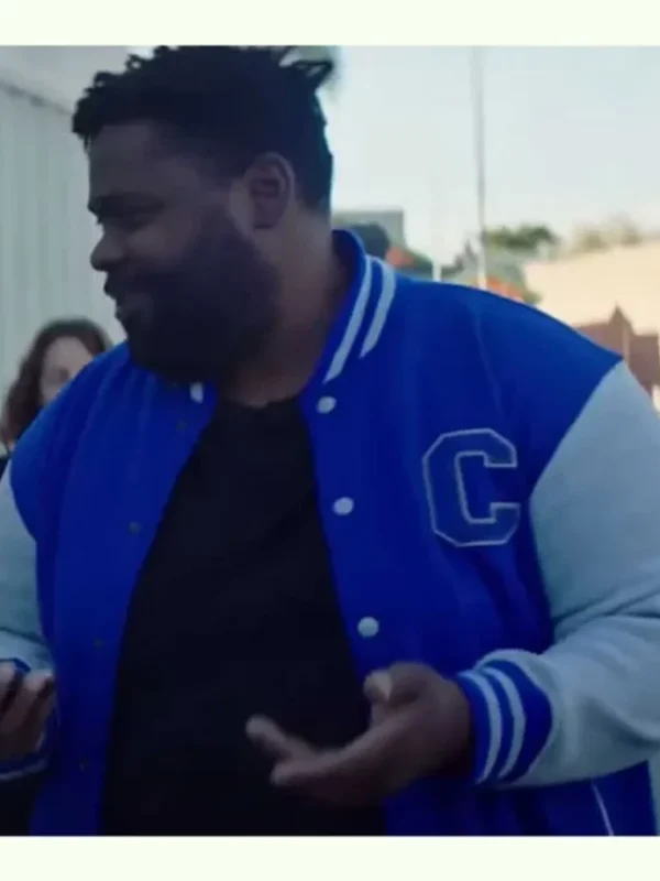The Nowhere Inn Brian Blue C Letterman Varsity Jacket