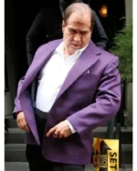 The Penguin 2024 Colin Farrell Purple Blazer
