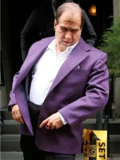 The Penguin 2024 Colin Farrell Purple Blazer