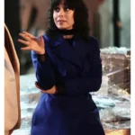 The Penguin 2024 Cristin Milioti Blue Long Coat