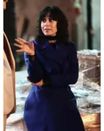 The Penguin 2024 Cristin Milioti Blue Long Coat