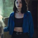 The Protector Zeynep Erman Cropped Blue Jacket
