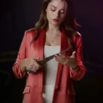 The Protector S04 Leyla Sancak Red Blazer Coat