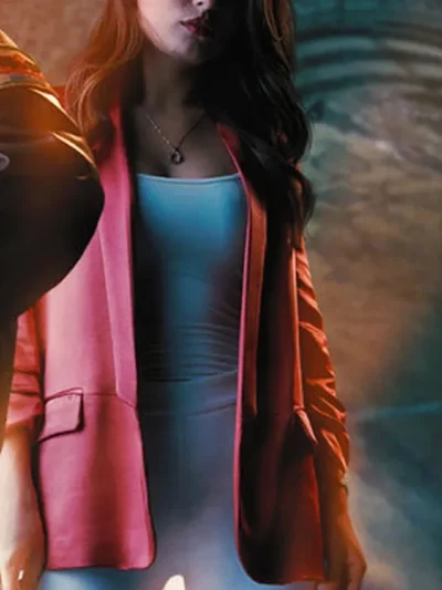 The Protector S04 Leyla Sancak Red Blazer Coat