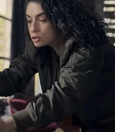 The Protector Zeynep Erman Green Bomber Jacket