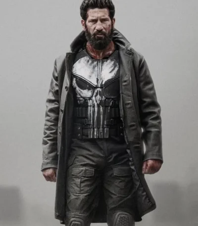 The Punisher One Last Kill Jon Bernthal Black Coat