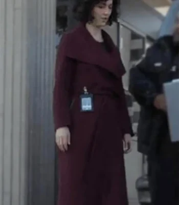 The Recruit 2022 Amelia Salazar Maroon Coat