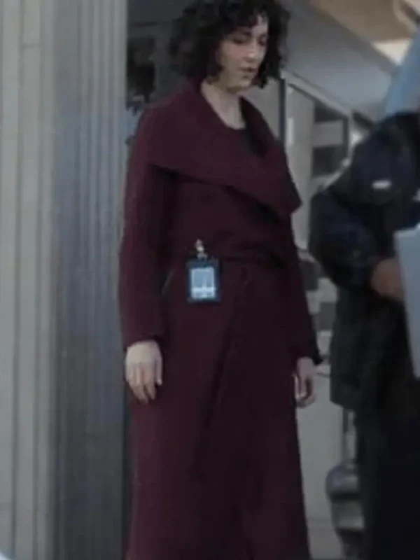 The Recruit 2022 Amelia Salazar Maroon Coat