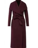 The Recruit 2022 Amelia Salazar Maroon Coat