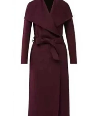 The Recruit 2022 Amelia Salazar Maroon Coat