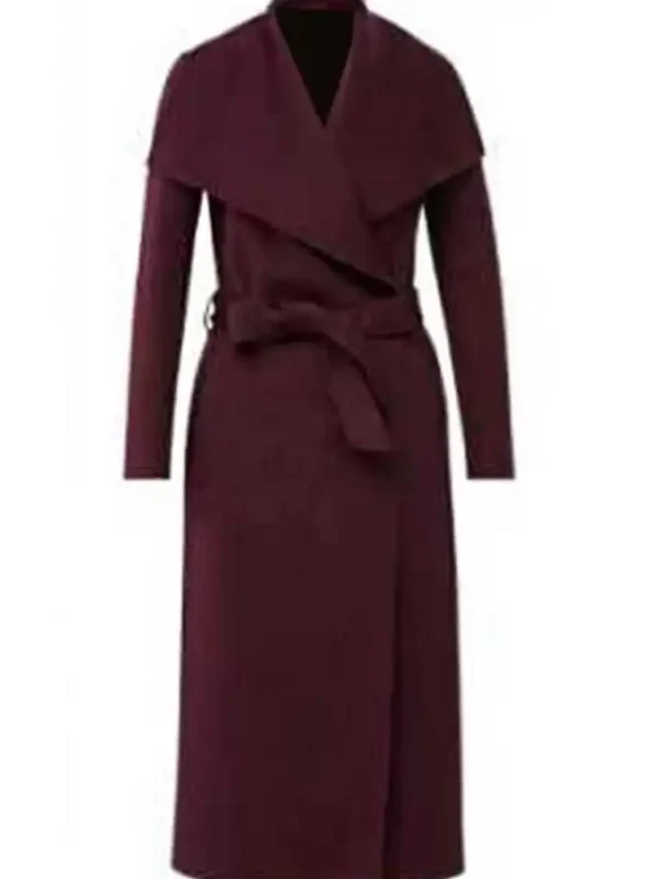 The Recruit 2022 Amelia Salazar Maroon Coat