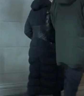 The Recruit 2022 Max Meladze Black Puffer Coat