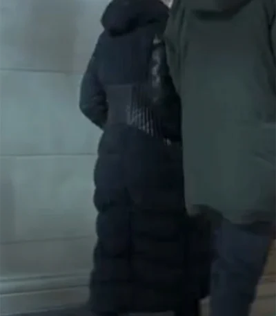 The Recruit 2022 Max Meladze Black Puffer Coat
