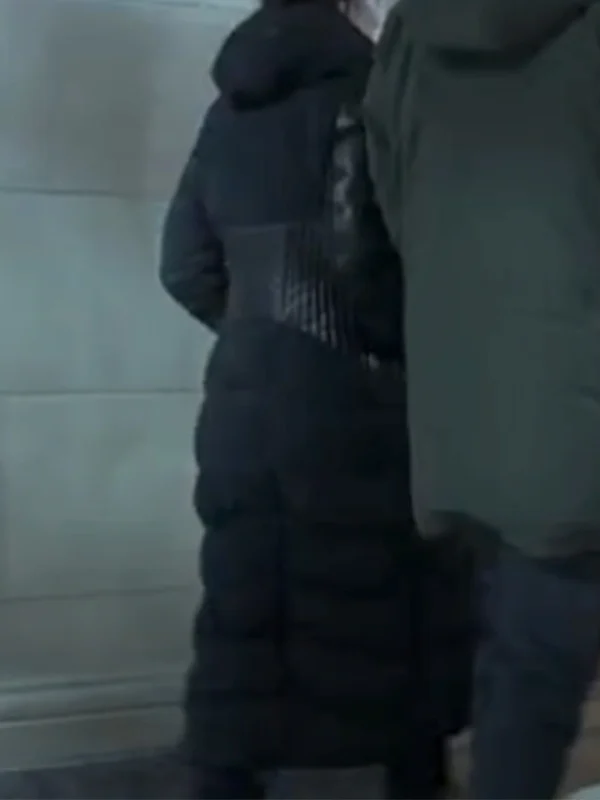 The Recruit 2022 Max Meladze Black Puffer Coat