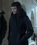 The Recruit 2022 Max Meladze Black Puffer Coat