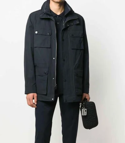 The Republic of Sarah Danny Cooper Black Field Jacket