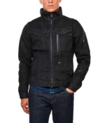 The Republic of Sarah Grover Sims Cotton Black Jacket