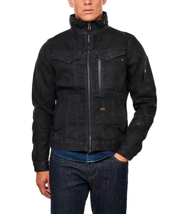 The Republic of Sarah Grover Sims Cotton Black Jacket