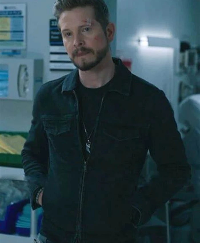 The Resident S06 Conrad Hawkins Black Cotton Jacket The Resident S06 Conrad Hawkins Black Cotton Jacket