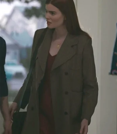 The Resident S06 Kincaid Sullivan Brown Coat