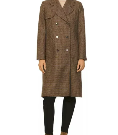 The Resident S06 Kincaid Sullivan Brown Coat